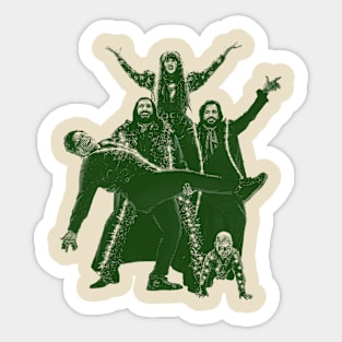 Vampire Family Portrait Sticker